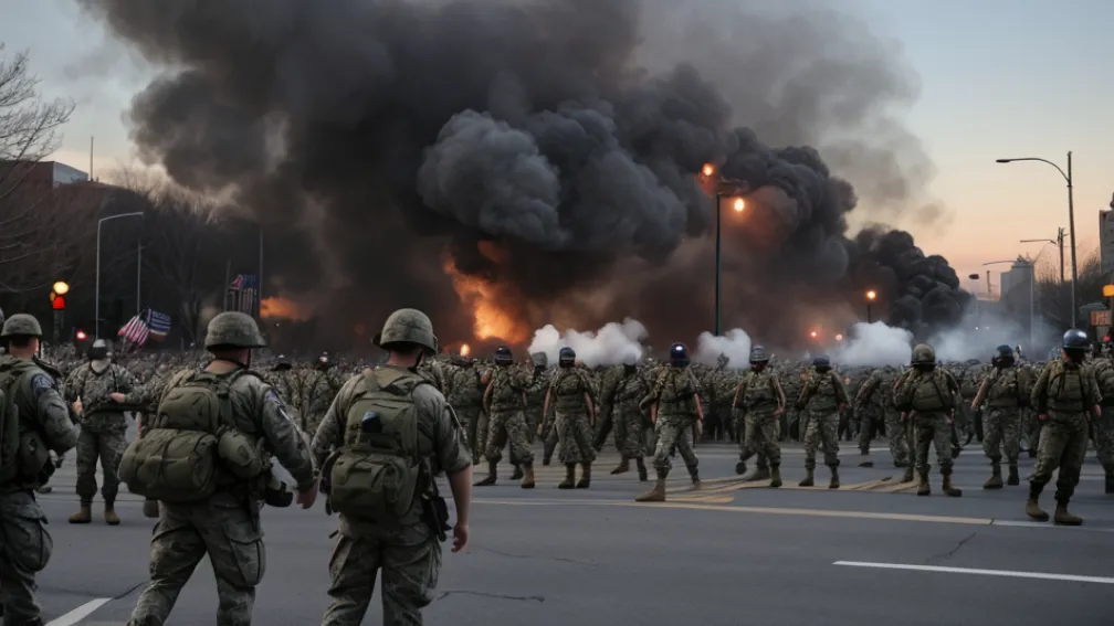 Військові проти демонстрантів: Ескалація напруги в Лос-Анджелесі через рейди проти іммігрантів