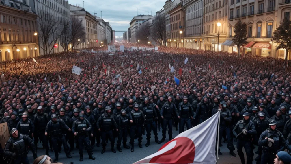 Протести в Сербії: зіткнення з поліцією, є поранені