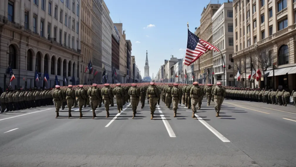 Військовий парад США: яскраві фото з нагоди 250-річчя армії