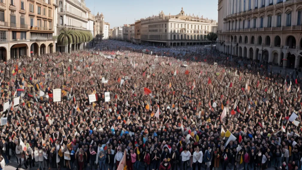 Валенсія: Тисячі людей вийшли на протест проти очільника регіону Масона через повінь