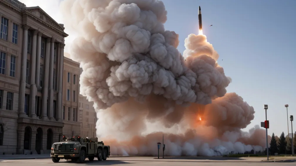 Російський удар по Києву: Ракета «Іскандер» атакувала будівлю уряду України
