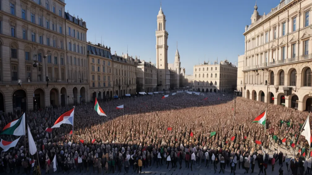 Іспанія протестує: тисячі студентів вийшли на вулиці проти різанини в Газі