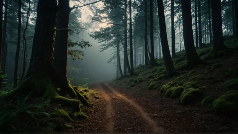 Загадковий ліс: занурення в атмосферу таємниць і кінематографічного освітлення