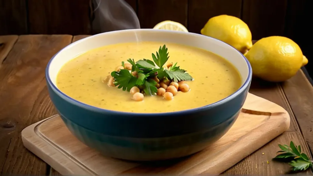 Грецький суп з нуту та лимона: Традиційний або швидкий рецепт
