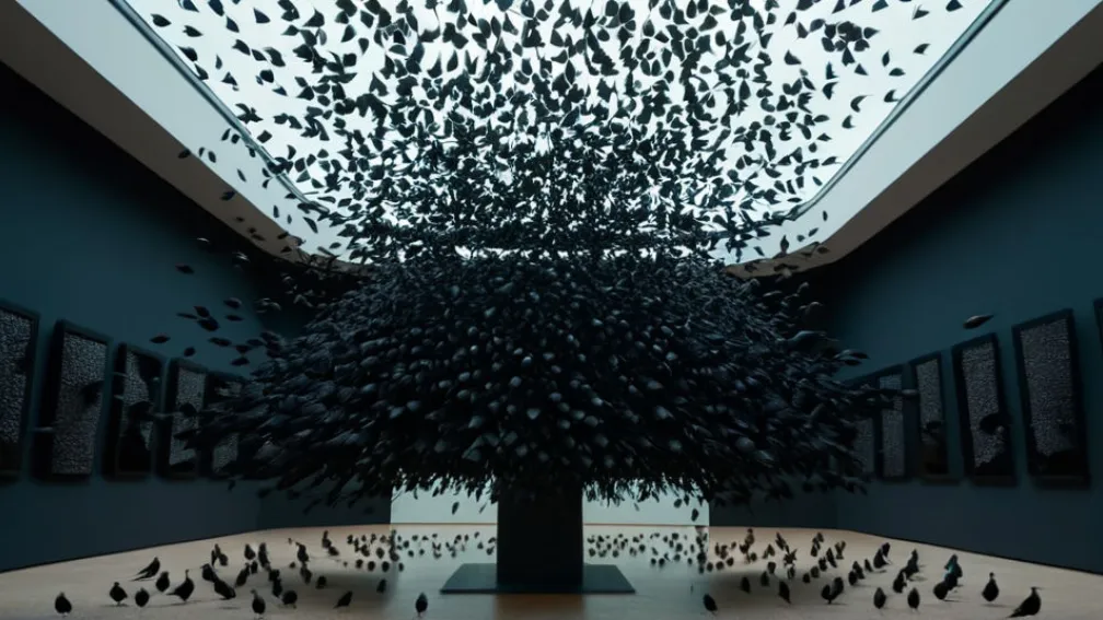 MACBA Святкує 30-річчя Виставкою "Як Танець Шпаків": Свіжий Погляд на Колекцію