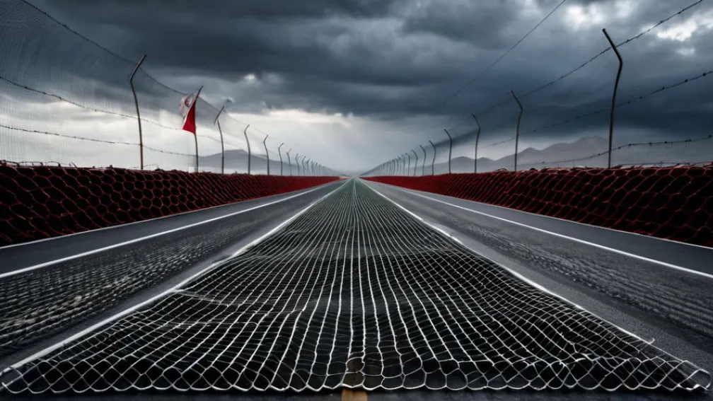 Війна дронів: Україна та Росія захищають дороги сітками від ворожих безпілотників