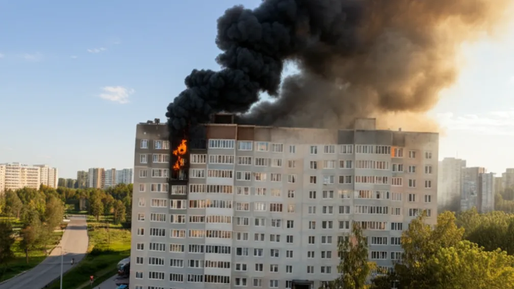 Масштабна пожежа охопила житловий будинок у Кастельйоні: мешканців евакуйовано