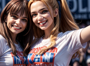 Металістки в Феррасі: фанатки Iron Maiden опинились на політичному мітингу PSOE