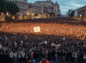 Десята акція протесту у Валенсії: Громадяни вимагають відставки Карлоса Масона через повінь