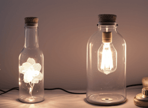 Лампа з пляшки: оригінальне рішення для дому за 20 євро