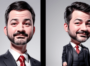 Джиммі Кіммел у карикатурі: бачення Sciammarella