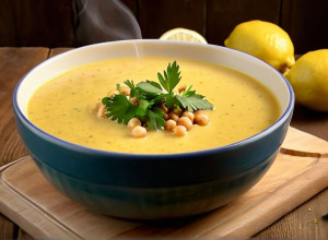 Грецький суп з нуту та лимона: Традиційний або швидкий рецепт