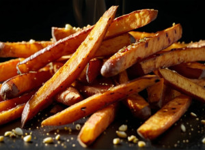 Рецепт Хрустких Паличок із Солодкої Картоплі: Секрет Ідеальної Текстури