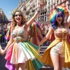 Мадрид святкує: Яскраві фото з гей-параду та демонстрації ЛГБТК+