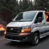 Вандалізм у Барселоні: підпалили фургон столяра