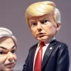 Трамп та Нетаньягу у карикатурі Sciammarella