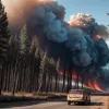 Лісові пожежі в Іспанії: перекрито дороги та призупинено рух поїздів